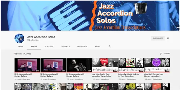 Jazz Accordion Solos screenshot