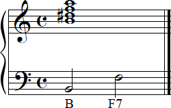B7b5 notation