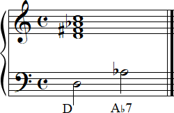 D7b5 notation