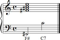 F#7b5 notation